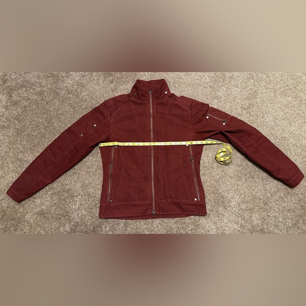 Kuhl Burr jacket vintage patina dye paprika